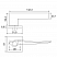 Ручка дверная Code Deco Slim H-30152